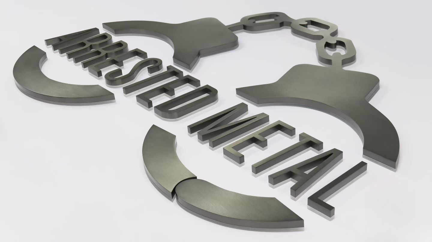 Halolit Channel Letters | Brushed Natural Stainless Steel